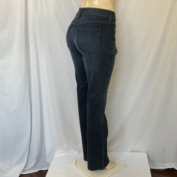 Liz Claiborne Jeans Women’s Tummy Control Size 8 Tall Bootcut Indigo Wash NWT - Picture 5 of 8